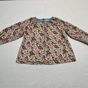 Baby Boden floral long sleeve, size 12-18m